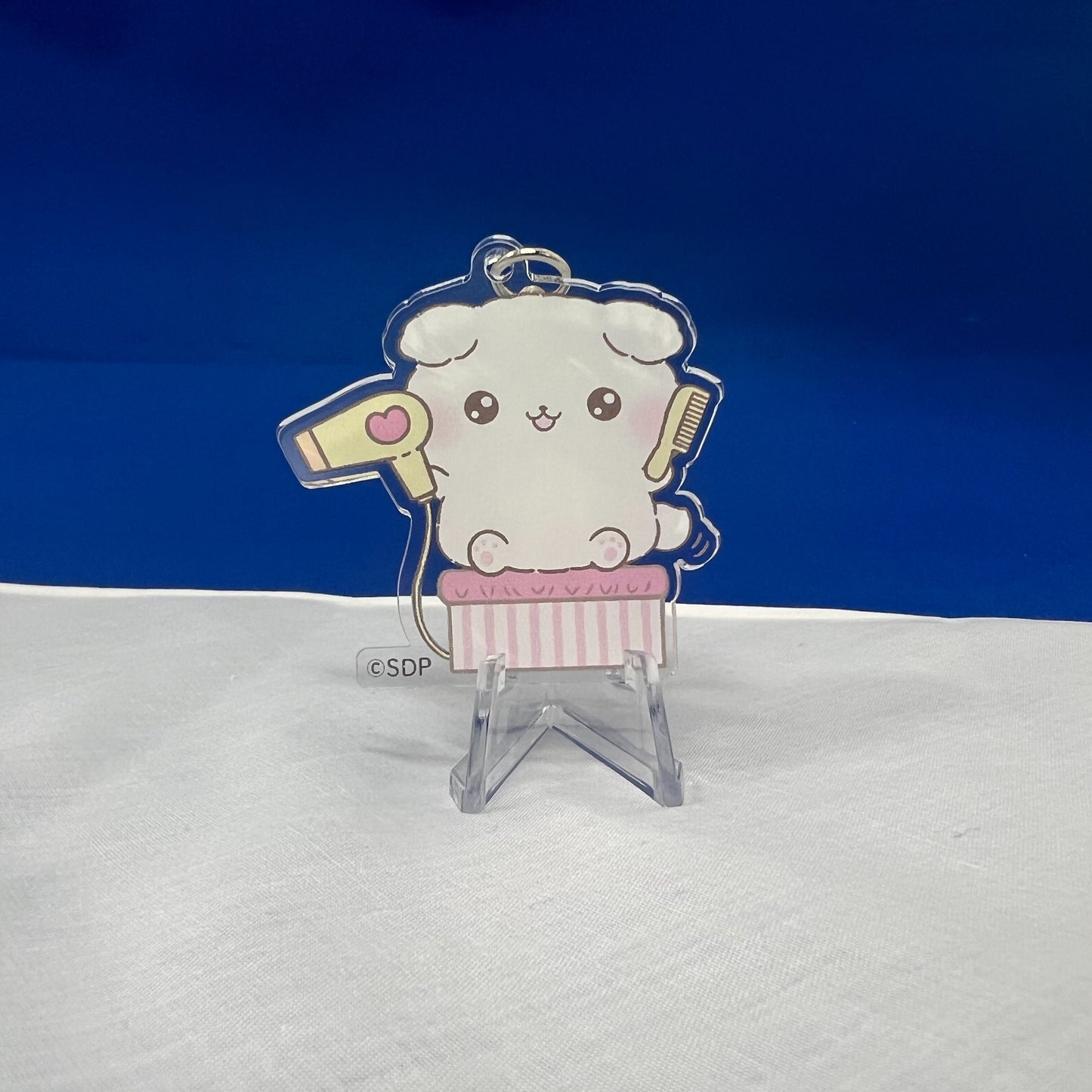 ふわりんましゅ アクリルキーホルダー(ドライヤー)