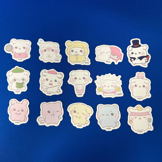 ふわりんましゅ　フレークシール
